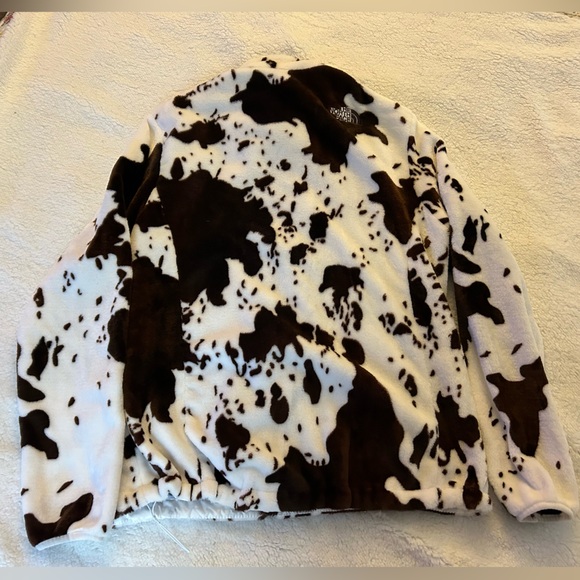 Women’s The North Face Cow Print Fleece Jacket Size XXL (Fits like medium/large) - Picture 4 of 6